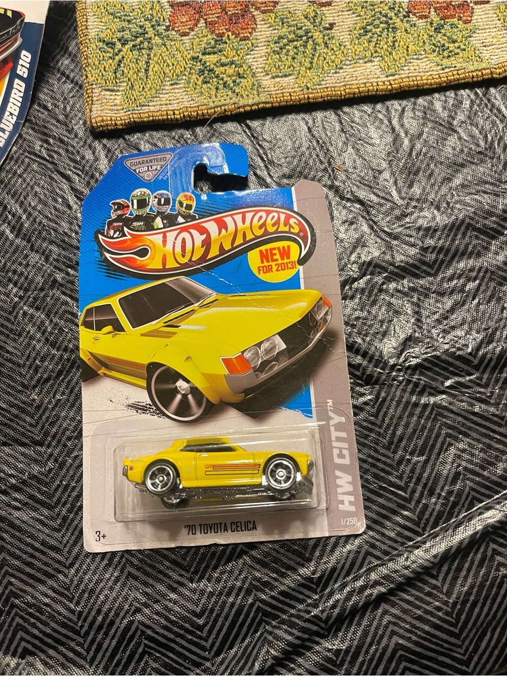 2013 Hotwheels Yellow '70 Toyota Celica HW City 1/64 Scale
